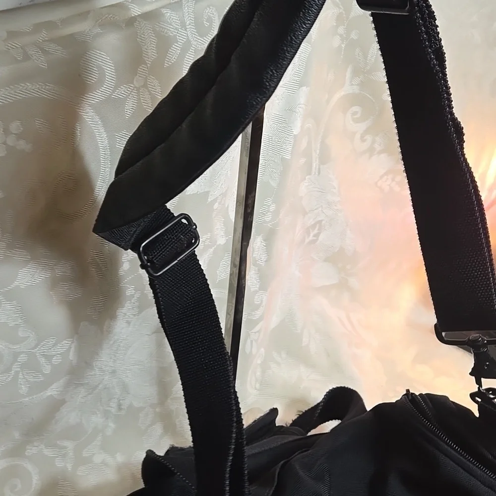 L.L. Bean Black Fabric Small Duffle Bag